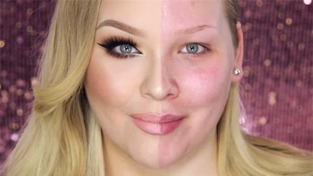 xu huong gay boi roi nhat nam 2017: trang diem nua mat! - 5