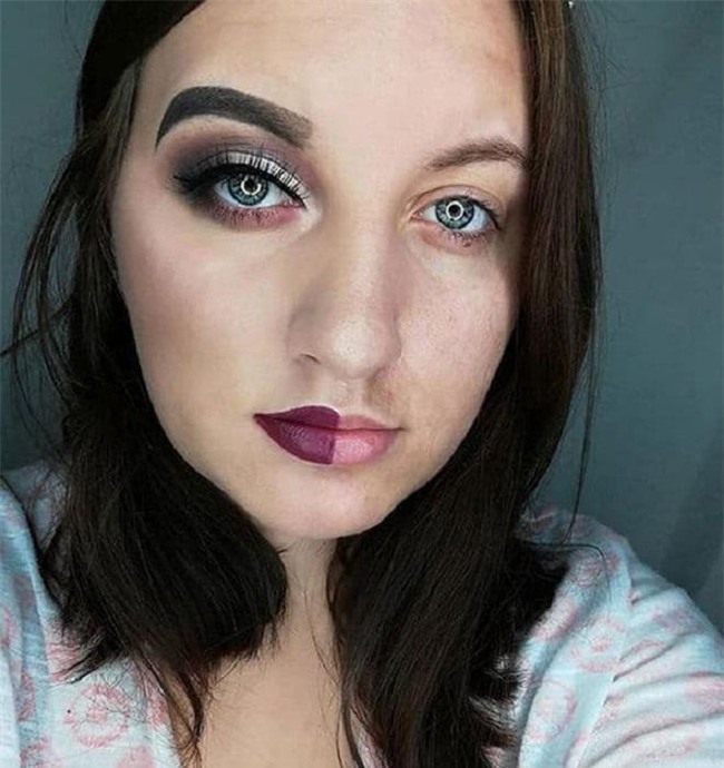 xu huong gay boi roi nhat nam 2017: trang diem nua mat! - 9