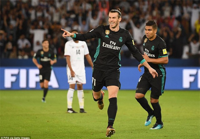 Bale ấn định thắng lợi 2-1 cho Real Madrid, dù anh chỉ đá 10 phút cuối trận