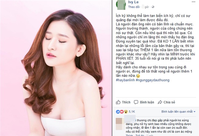 Vợ cũ nhắn Hồ Quang Hiếu: Đàn ông nên có bản lĩnh, đừng xuyên tạc quá khứ-2