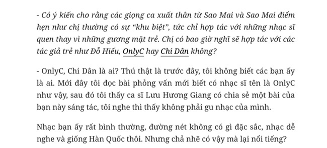 Lời đá xoáy sát thương nhất khi ca sĩ nhắc đến đồng nghiệp: Tôi không biết cô/anh ấy là ai! - Ảnh 1.