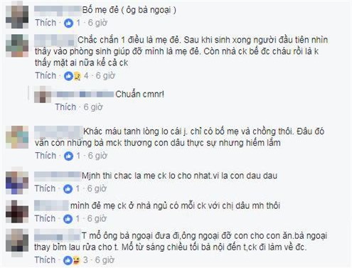 sau clip dua vo di de, dan mang lai day song "me chong o dau khi con dau sinh chau" - 2