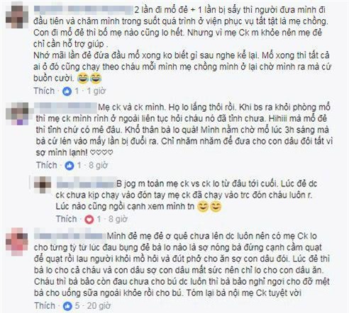 sau clip dua vo di de, dan mang lai day song "me chong o dau khi con dau sinh chau" - 5