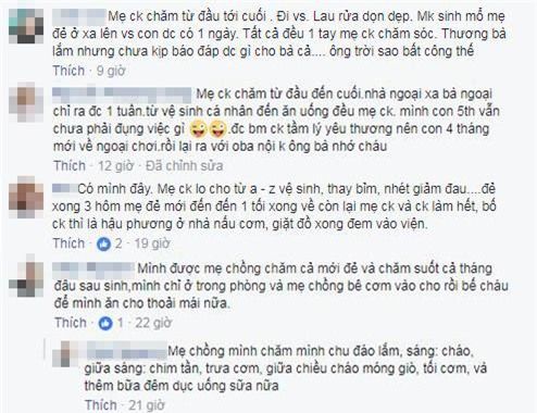 sau clip dua vo di de, dan mang lai day song "me chong o dau khi con dau sinh chau" - 6