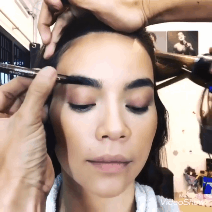 Để có một hàng lông mày hoàn hảo, Hà Hồ cũng cần qua bao nhiêu công đoạn - Ảnh 6.