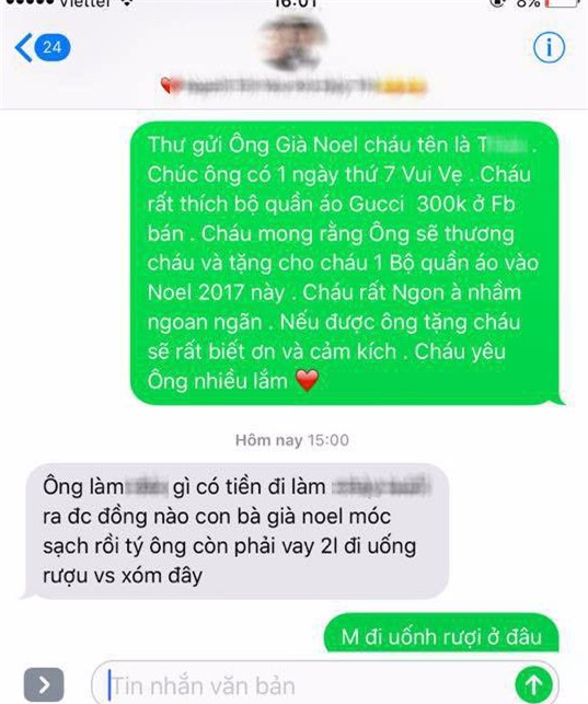 Khi hội chị em đua nhau nhắn tin theo trào lưu Em rất ngon và muốn có quà, hãy xem các anh già Noel phản ứng ra sao - Ảnh 1.