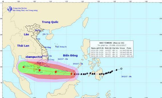 bao tembin “cap tham hoa” chinh thuc vao bien dong, thanh con bao so 16 trong nam 2017 - 1