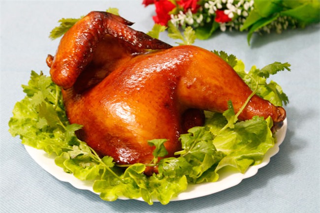 cach lam ga nuong mat ong vang ong, thom nuc cho dem tiec giang sinh hinh anh 1