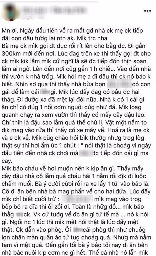 Vác bầu về ra mắt nhà chồng cách 300km, cô nàng choáng vì được đãi cơm thừa, nhà bẩn như chuồng lợn - Ảnh 1.