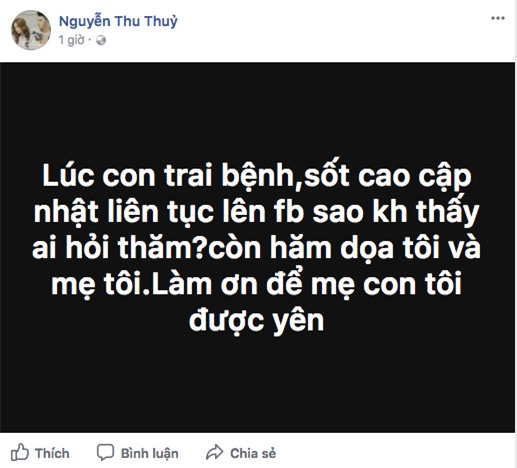 Sau khi công khai chuyện ly hôn mối tình 17 năm, Thu Thủy tiết lộ mình đang bị hăm doạ - Ảnh 1.
