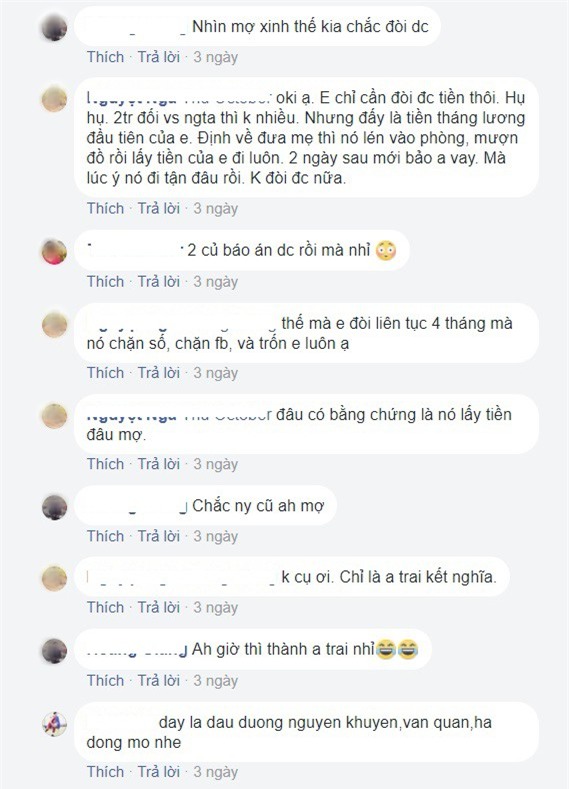 Đang hóng biến trên Facebook, cô gái bỗng phát hiện ra anh kết nghĩa đang trốn nợ mình suốt 9 tháng - Ảnh 6.