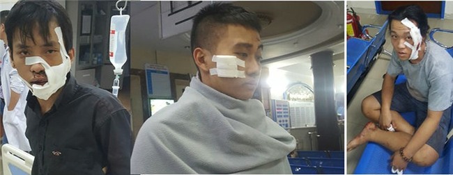 Chém nhau kinh hoàng trên phố, 5 người nhập viện