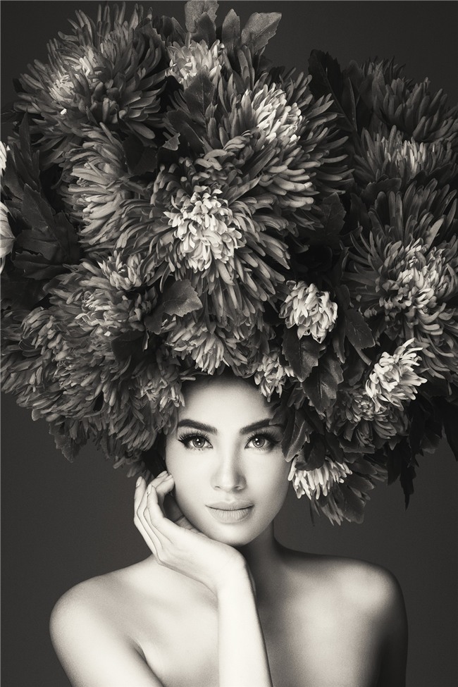 Hà Tăng vai trần, Kỳ Duyên cùng loạt mỹ nhân Việt khác trút bỏ xiêm y trong bộ ảnh của NTK Đỗ Mạnh Cường - Ảnh 6.