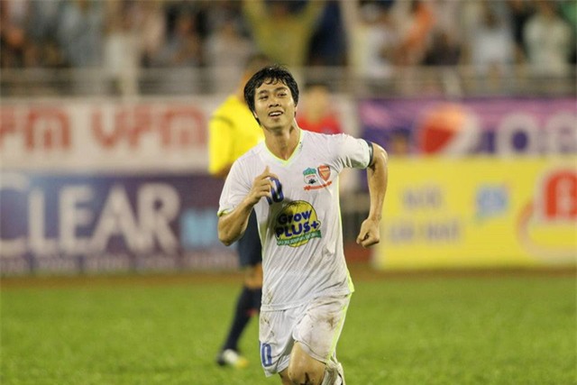 Công Phượng trong màu áo Hoàng Anh Gia Lai