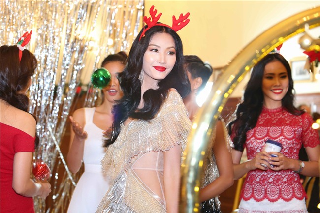 Hoàng Thùy mặt trắng bệch, ngày càng bánh bèo tại Hoa hậu Hoàn vũ VN - Ảnh 6.