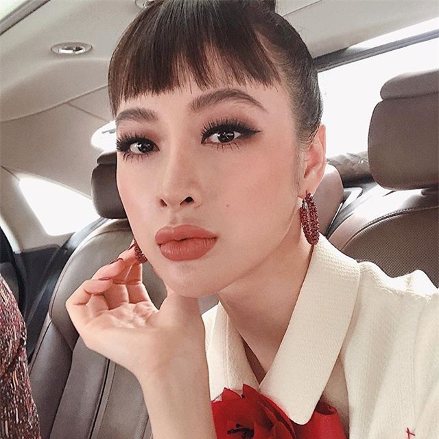 Chẳng cần phẫu thuật hay chỉnh sửa, các người đẹp Vbiz mặt cũng cứng đơ, vô hồn chỉ vì phấn son quá đà - Ảnh 4.