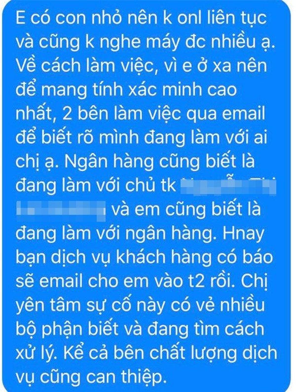 Chuyển nhầm 255 triệu vào tài khoản của người khác, khách hàng lùm xùm 3 tháng nay chưa nhận được lại tiền - Ảnh 3.