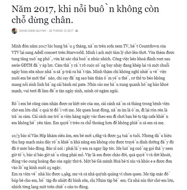 MC Diễm Quỳnh gây xúc động khi kể hành trình sinh con ở tuổi 46