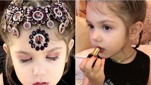 Clip: Bé gái 3 tuổi biết trang điểm thuần thục đang gặp phải làn sóng phản đối dữ dội  - Ảnh 8.