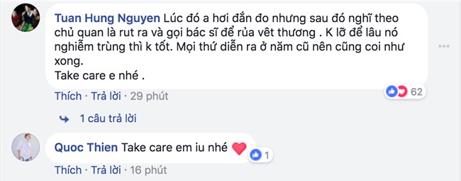 Tóc Tiên dẫm phải gim, đón năm mới trong bệnh viện và hành động đầy bất ngờ của Tuấn Hưng - Ảnh 2.
