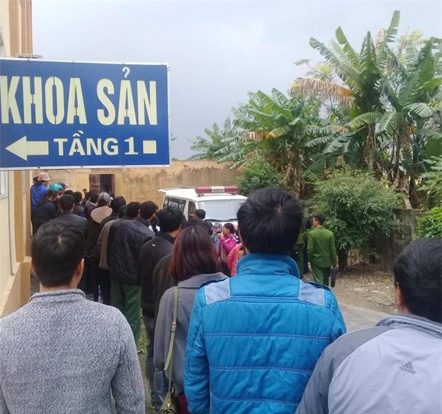 vao benh vien huyen cho sinh, thai phu 38 tuan va thai nhi tu vong bat thuong - 1