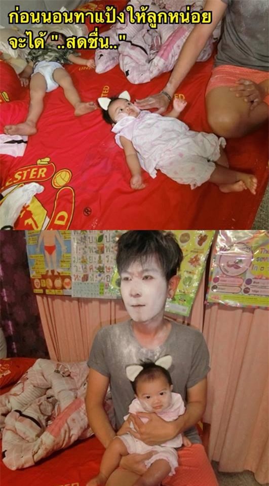 lam du tro de con vui, ong bo dien trai thai lan duoc dan mang khen nuc no - 11