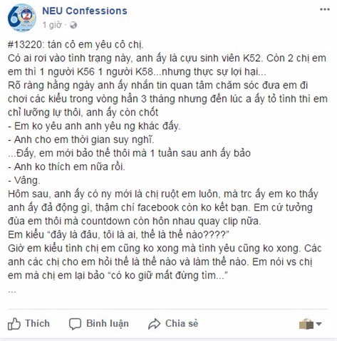 Thanh niên cưa em gái 3 tháng bất thành, chuyển sang tán chị 1 tuần đã đổ - Ảnh 1.