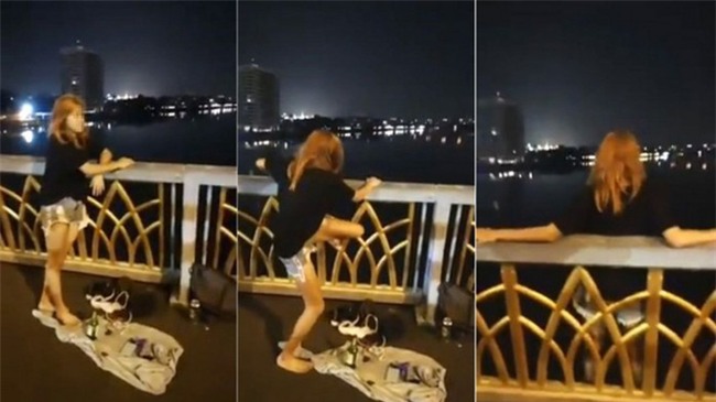 Chán nản vì thất tình, cô gái lên Facebook quay video trực tiếp cảnh nhảy xuống sông tự tử - Ảnh 1.
