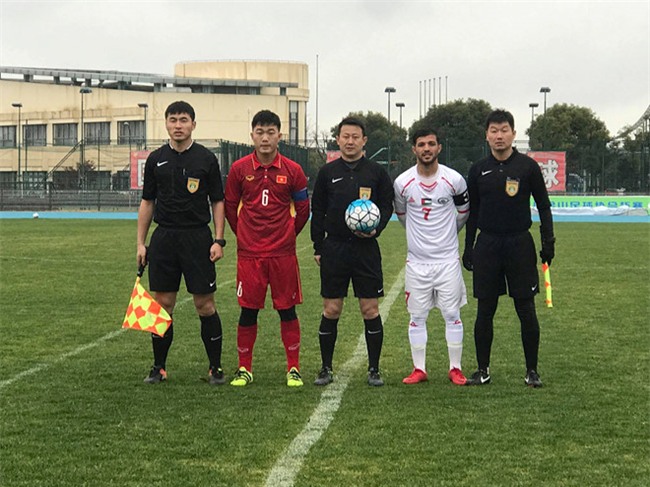 Ha Duc Chinh ghi ban, U23 Viet Nam hoa Palestine o tran giao huu hinh anh 1
