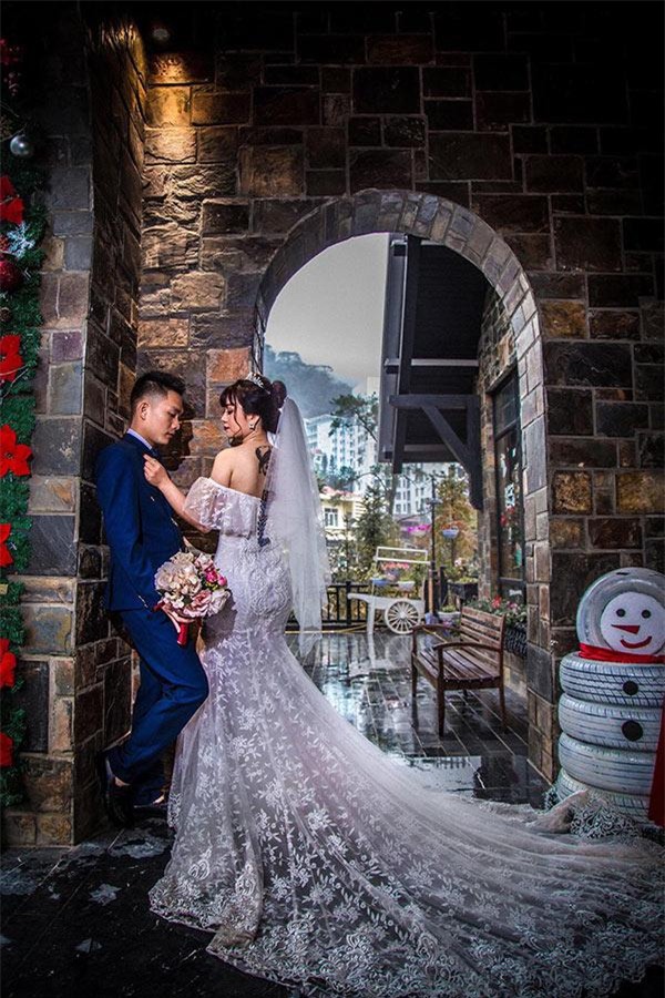 doi thuc xinh dep cua co dau trong anh cuoi "xau den giat minh" bi ban than tung len mang - 10