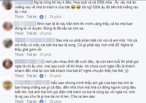 Lên mặt đòi dạy dỗ em chồng tội đến ăn cỗ mà không rửa bát dù chưa cưới anh người ta, cô gái trẻ ăn đủ gạch đá - Ảnh 3.