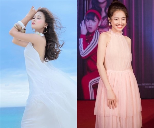 Váy cổ yếm giúp 2 nàng 