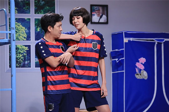 Ơn giời: Minh Tú chê chiều cao hạn chế của Trường Giang