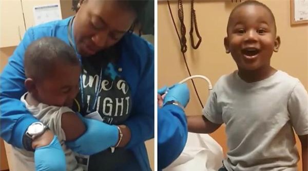 26 trieu luot xem video thu thuat tiem chung cho tre khong khoc cua nu y ta - 3