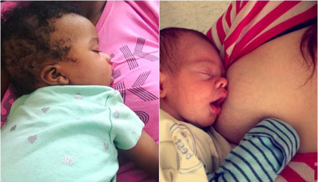 Cận cảnh khuôn mặt hạnh phúc của những em bé “phê” sữa sau khi bú mẹ - Ảnh 9.