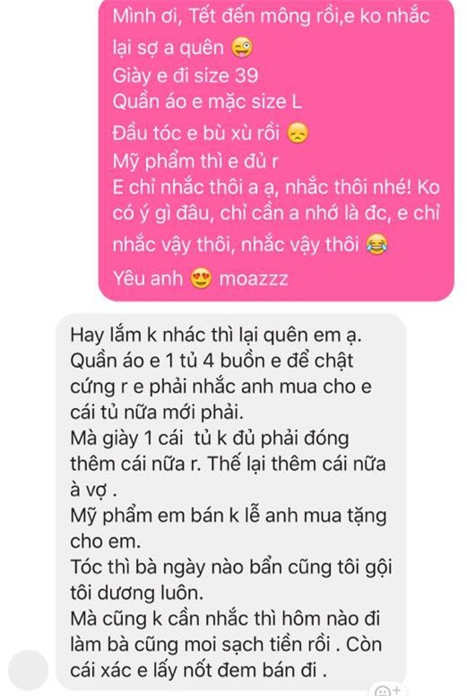 Các chị thi nhau nhắn tin theo trào lưu đòi quà sắp Tết rồi, em sợ anh quên, và đây là phản ứng của các anh chồng - Ảnh 10.