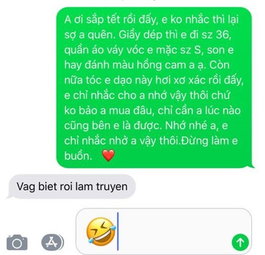 Các chị thi nhau nhắn tin theo trào lưu đòi quà sắp Tết rồi, em sợ anh quên, và đây là phản ứng của các anh chồng - Ảnh 16.