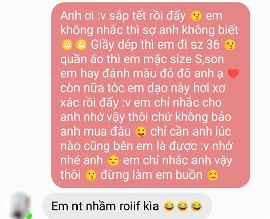 Các chị thi nhau nhắn tin theo trào lưu đòi quà sắp Tết rồi, em sợ anh quên, và đây là phản ứng của các anh chồng - Ảnh 23.