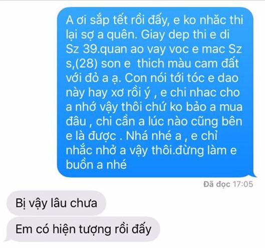 Các chị thi nhau nhắn tin theo trào lưu đòi quà sắp Tết rồi, em sợ anh quên, và đây là phản ứng của các anh chồng - Ảnh 3.