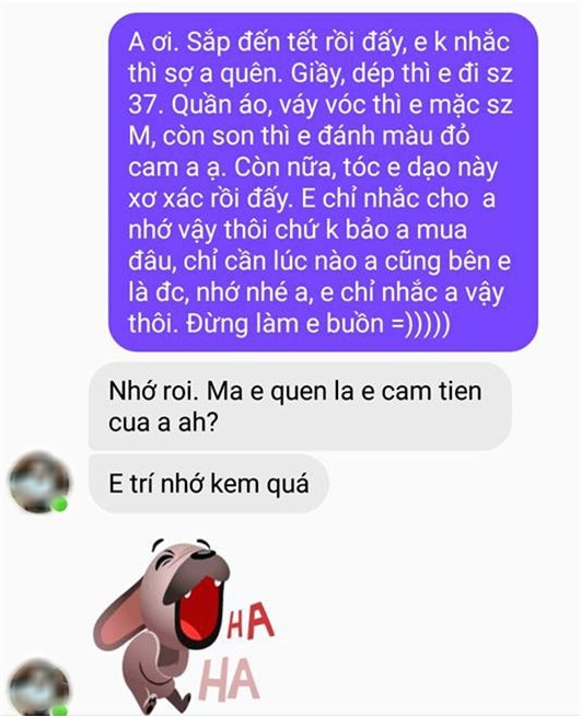 Các chị thi nhau nhắn tin theo trào lưu đòi quà sắp Tết rồi, em sợ anh quên, và đây là phản ứng của các anh chồng - Ảnh 8.