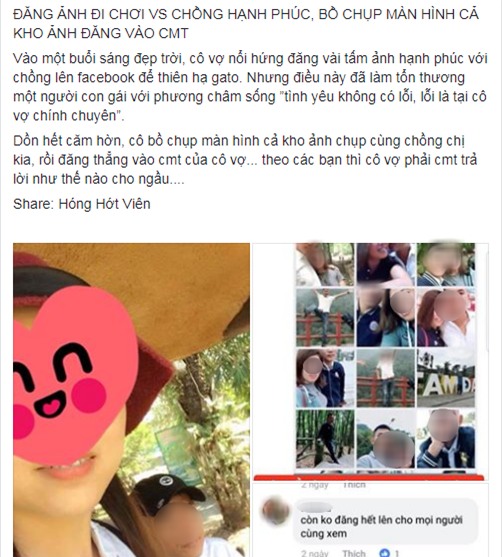 Vợ đăng ảnh du lịch hạnh phúc cùng chồng, bồ nhí nổi cơn ghen tung cả album ôm hôn nhau để chọc tức - Ảnh 1.