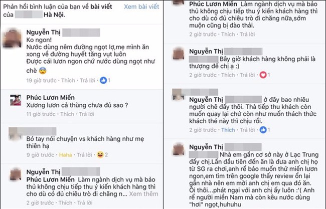 Bị thực khách chê thẳng không ngon, hàng miến lươn Phúc nổi tiếng Hà Nội liền rủa mẹ khách bị ung thư? - Ảnh 2.