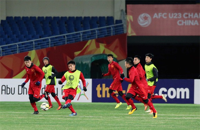 U23 Việt Nam tập khá muộn những ngày gần đây