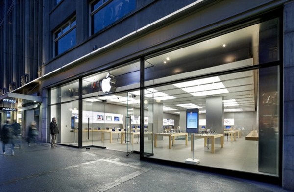 Cửa hàng Apple Store tại Zurich, nơi xảy ra vụ việc khiến nhiều người phải sơ tán