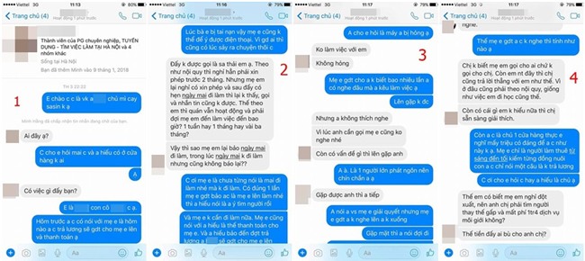 Con trai lên FB “kêu” hộ mẹ: nghỉ phép để chăm bà ngoại ốm, bị chủ nhà hàng mỳ cay đuổi việc, giam lương - Ảnh 1.