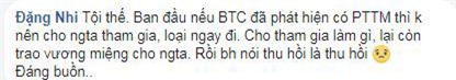 le au ngan anh bi de nghi tuoc vuong mien, va day la phan ung cua cu dan mang - 7