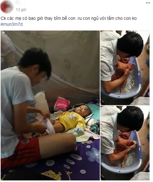 Hội những anh chồng nghiện con hơn nghiện vợ khiến chị em vừa khoái chí vừa ghen tị - Ảnh 1.