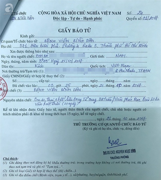 TP.HCM: Ba lần nhập viện bác sĩ mới tìm ra bệnh, sản phụ đau đớn mất con đầu lòng - Ảnh 7.