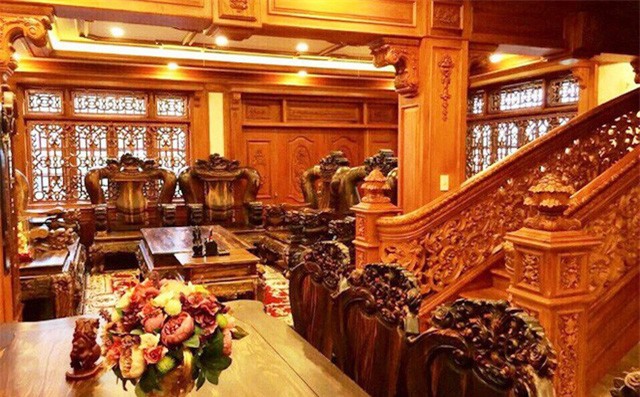 biệt thự,gỗ quý