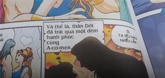 Sốc với truyện tranh thiếu nhi vẽ ngực phụ nữ lõa lồ